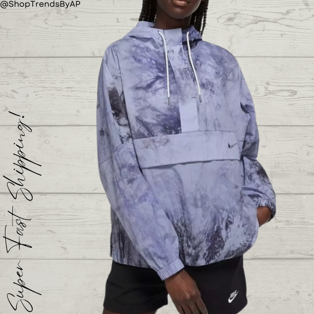 Womens Nike Sportswear WovenWave Dye Pullover Jacket